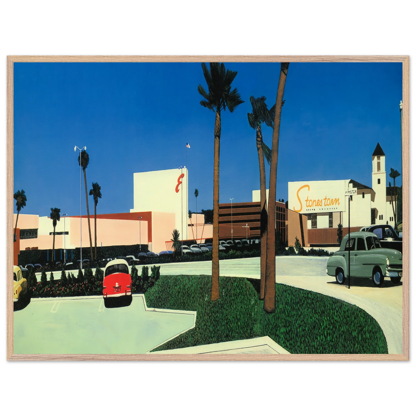 Hiroshi Nagai - In the beginning Stonestown Wall Art - 60x80 cm / 24x32 inches - Fine Art Poster - -