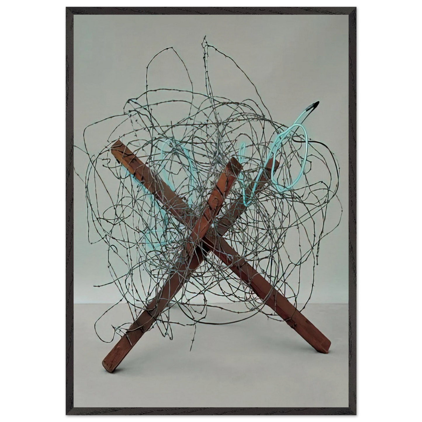 Wall artTumbleweed - James Rosenquist Framed Art Print – Black Wooden Frame - Default Title - -Framed Art Print