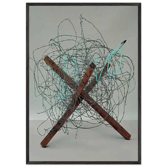 Wall artTumbleweed - James Rosenquist Framed Art Print – Black Wooden Frame - Default Title - -Framed Art Print