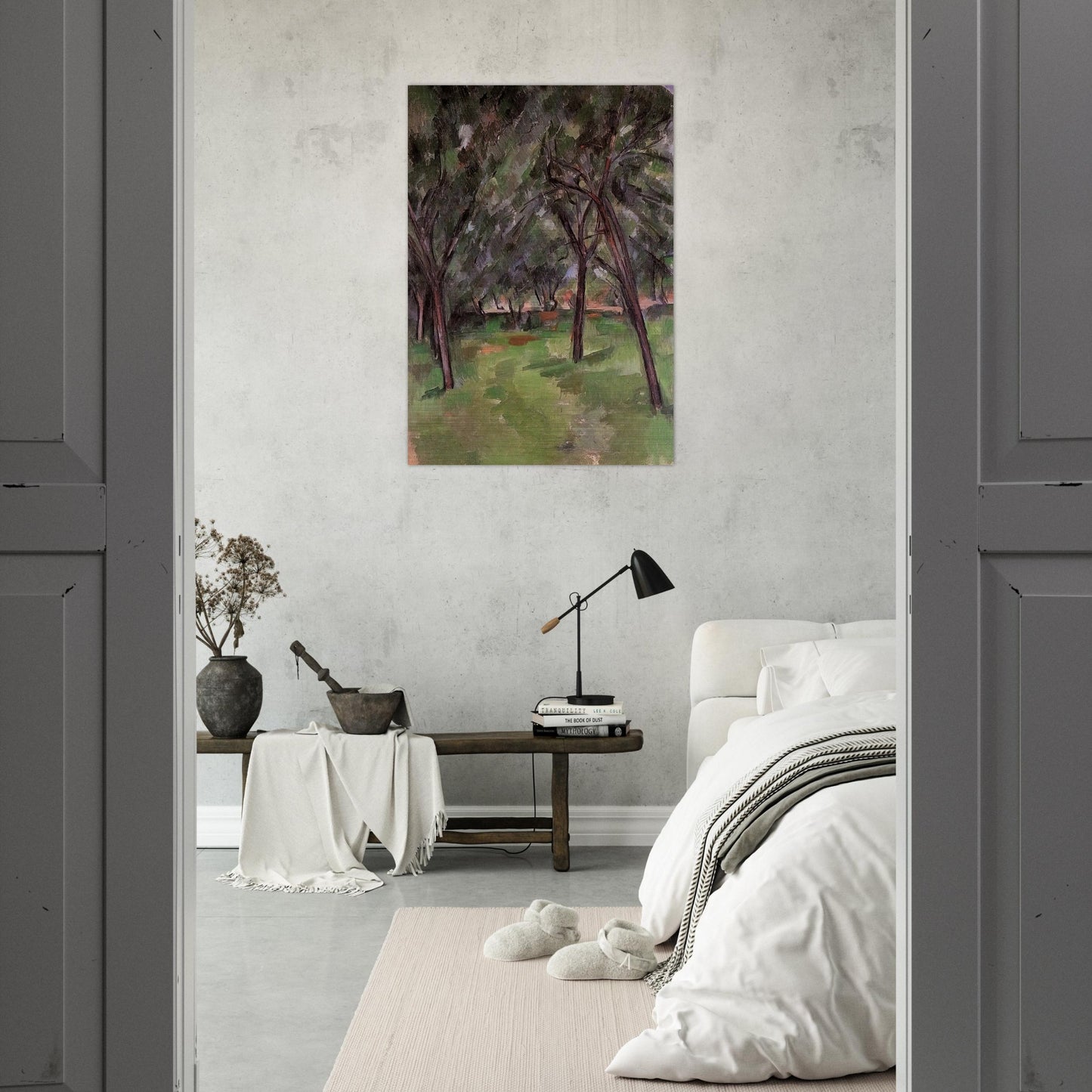 A Close - Paul Cézanne Brushed Aluminum Print - 70x100 cm / 28x40 inches | Paul Cézanne Aluminum Print | Paul Cézanne Prints