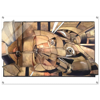 UNTITLED 1966 - Lee Bontecou Acrylic Print - 70x100 cm / 28x40″ inches | Lee Bontecou Wall Art | Lee Bontecou Prints