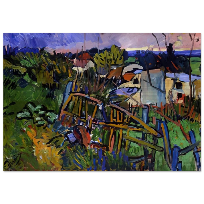 LANDSCAPE 1906 - Andre Derain Brushed Aluminum Print - 70x100 cm / 28x40 inches | Andre Derain Aluminum Print | Andre Derain Prints