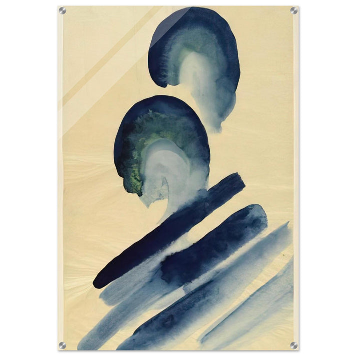 Blue-02 - Georgia O'Keeffe Acrylic Print - 70x100 cm / 28x40″ inches | Georgia O'Keeffe Wall Art | Georgia O'Keeffe Prints