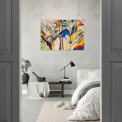 COMPOSITION IV 1911 - Wassily Kandinsky Acrylic Print - 70x100 cm / 28x40″ inches | Wassily Kandinsky Wall Art | Wassily Kandinsky Prints