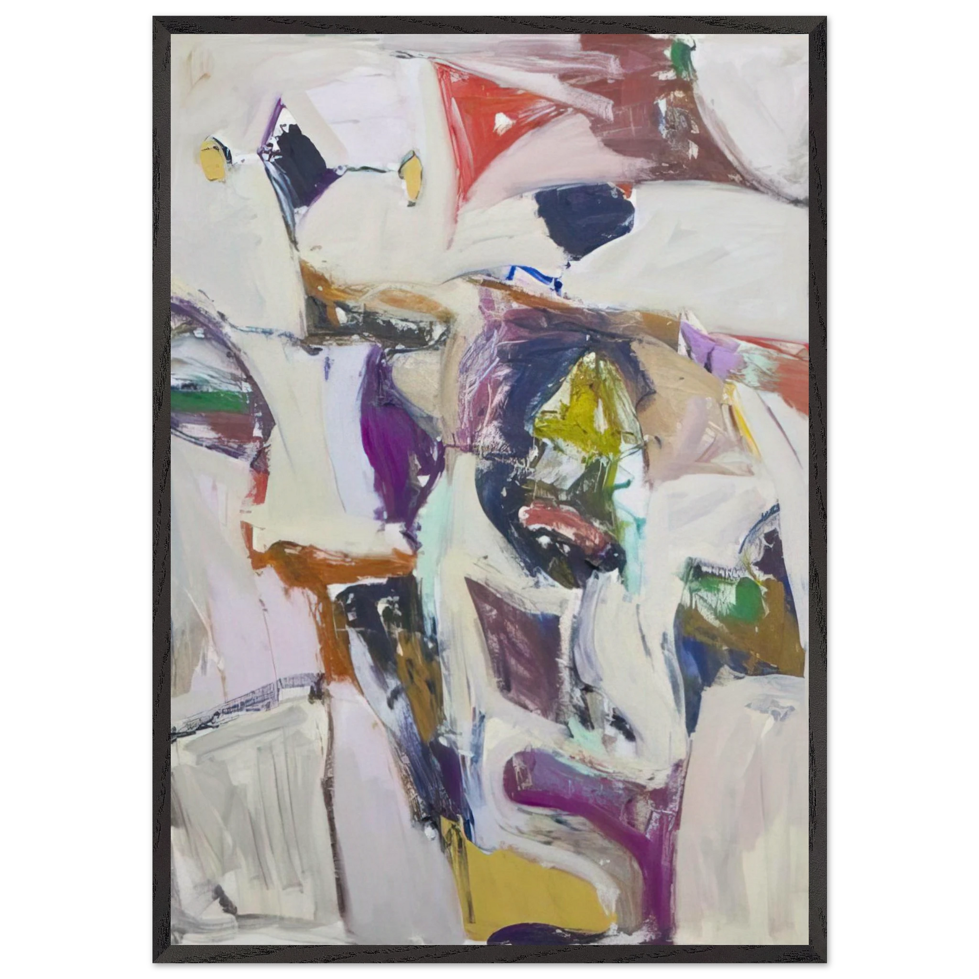 Untitled 14 - 1960 - John Altoon Framed Art Print – Black Wooden Frame - Default Title - -Framed Art Print