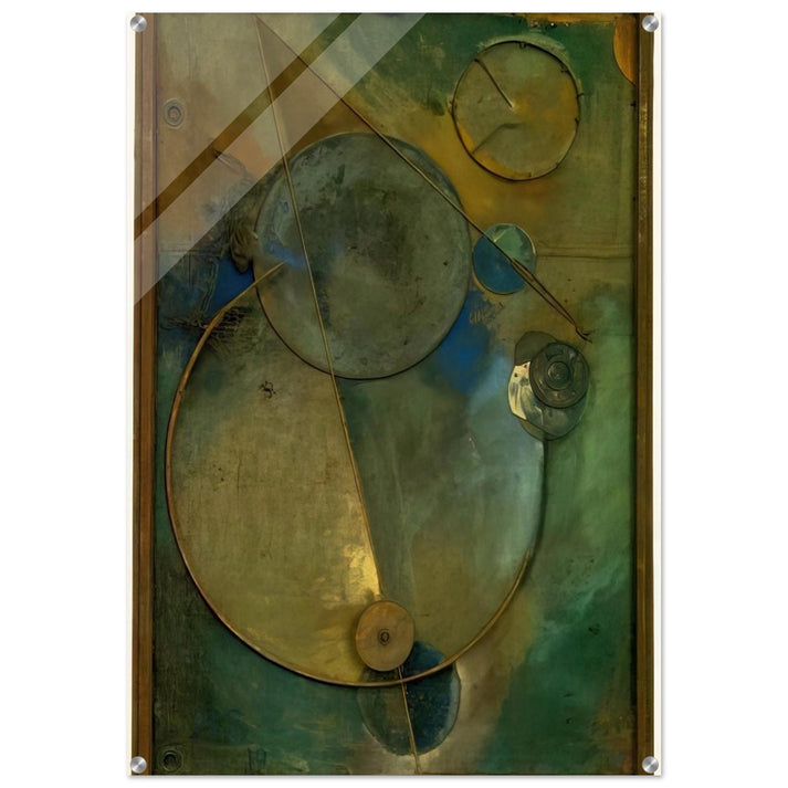 REVOLVING 1919 - Kurt Schwitters Acrylic Print - 70x100 cm / 28x40″ inches | Kurt Schwitters Wall Art | Kurt Schwitters Prints