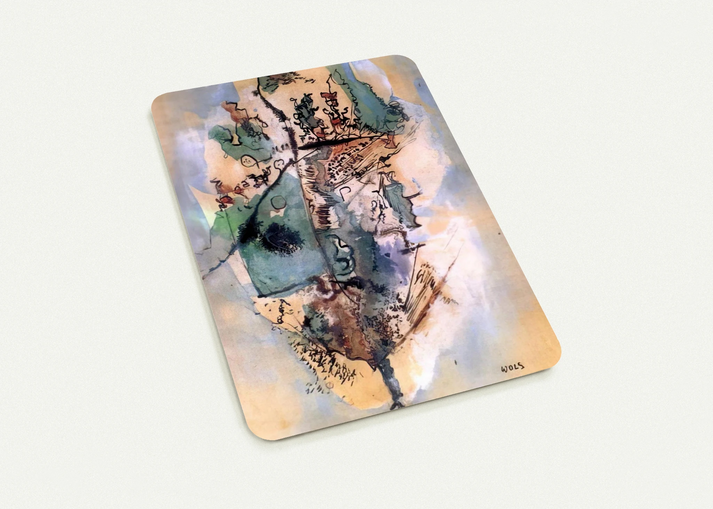 Bleu optimiste - 1951 By Wols Pack of 10 Post Cards | Wols Post Cards | A6 (10.5 x 14.8 cm) - 4.1 x 5.8 inches