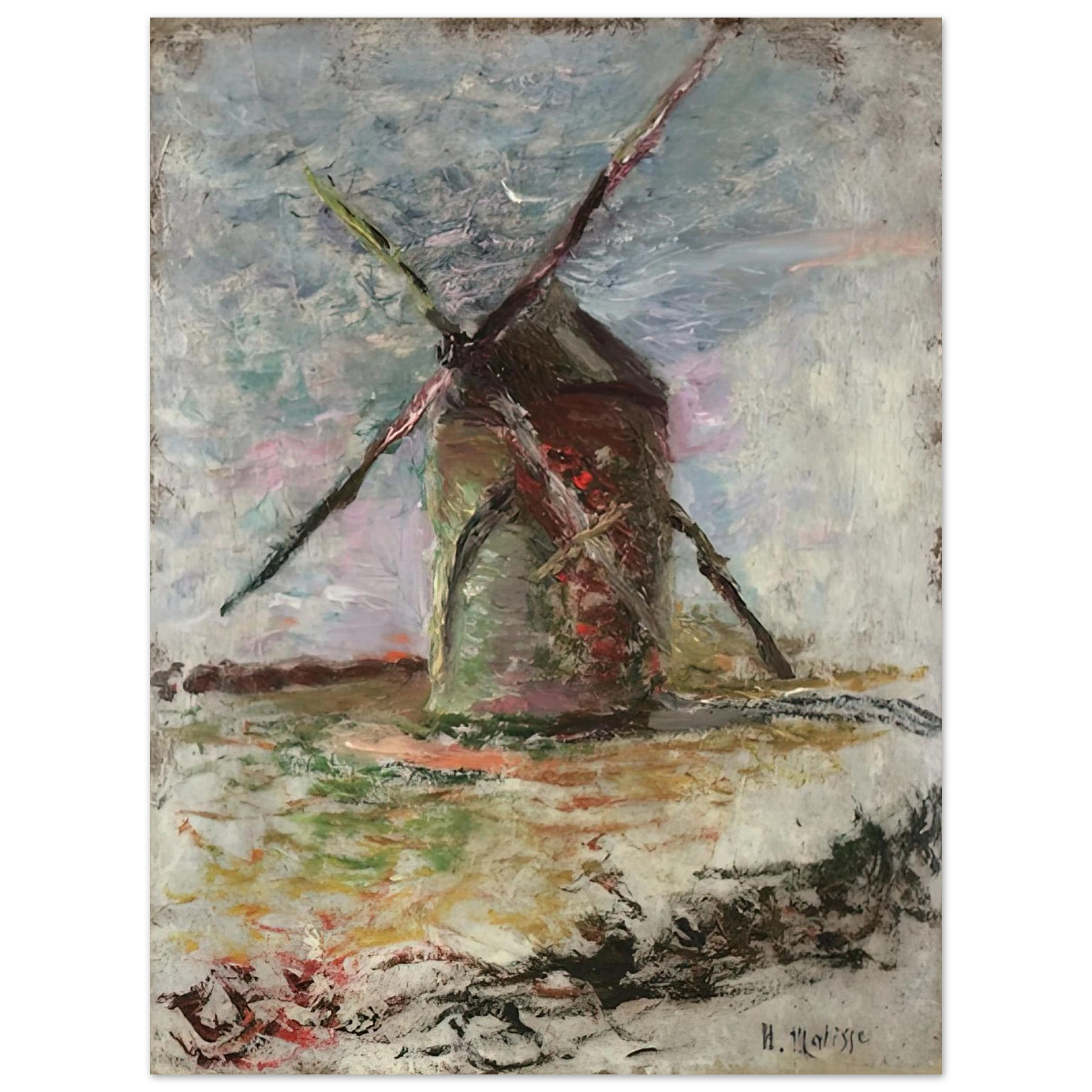 Henri Matisse - MOULIN 1897 Fine Art Poster - Default Title