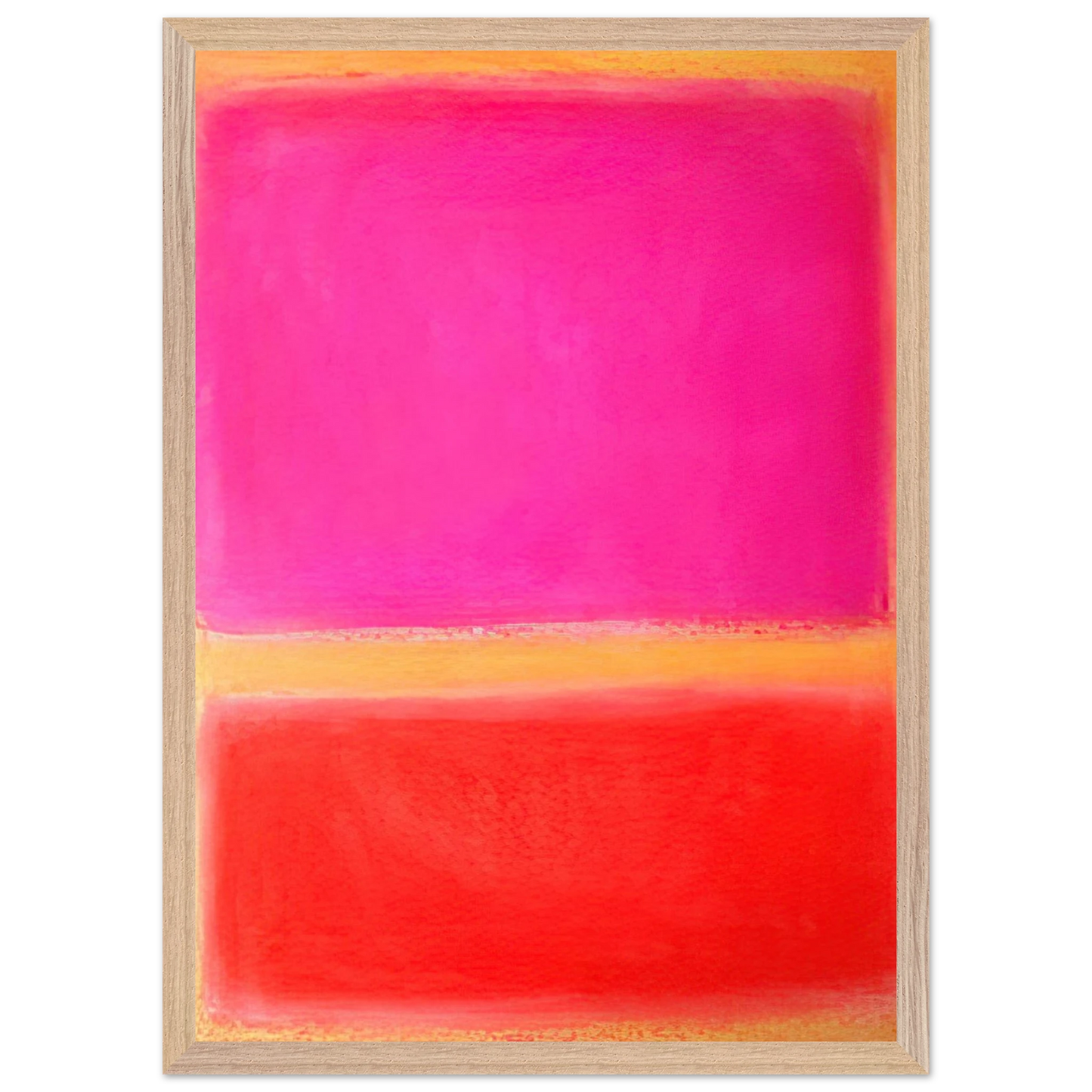 Helen Frankenthaler - Untitled - Color Field Painting Wall art - 35x35 cm / 14x14 inches - Fine Art Poster - -