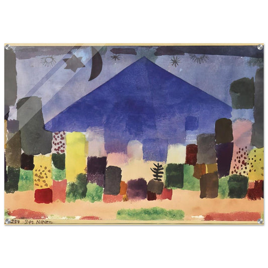 MOUNT NIESEN 1915 - Paul Klee Acrylic Print - 70x100 cm / 28x40″ inches