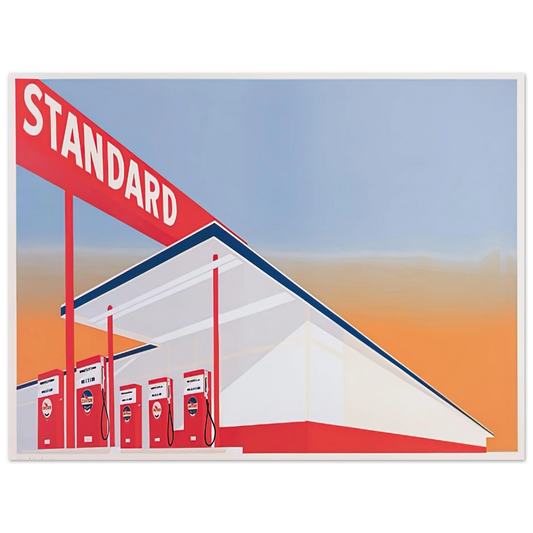 Edward Ruscha - STANDARD STATION 1966 Fine Art Poster - Default Title