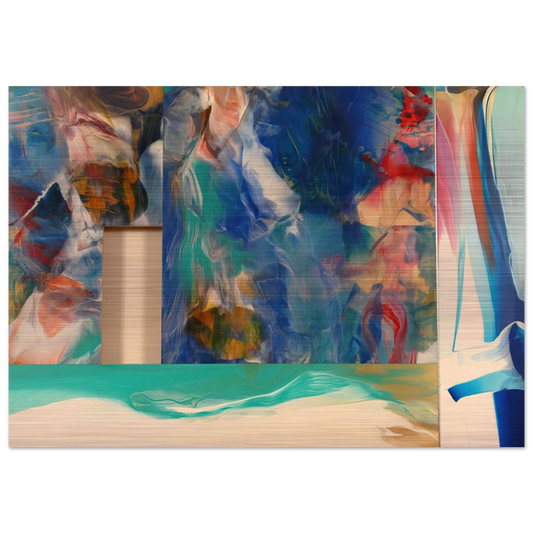 Icon - Sam Gilliam Brushed Aluminum Print - 70x100 cm / 28x40 inches | Sam Gilliam Aluminum Print | Sam Gilliam Prints