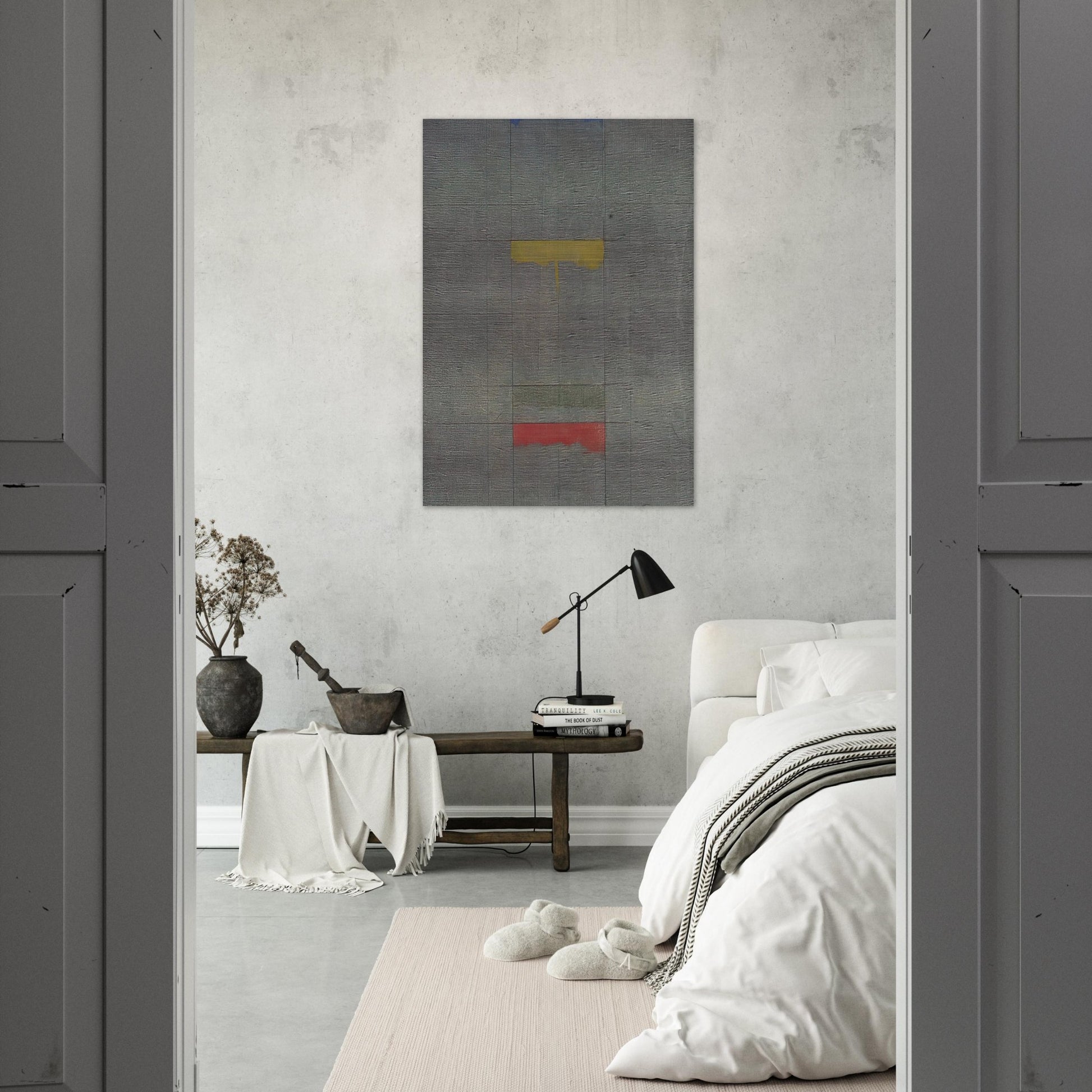 Untitled - Minimalism - Brice Marden Brushed Aluminum Print - 70x100 cm / 28x40 inches | Brice Marden Aluminum Print | Brice Marden Prints