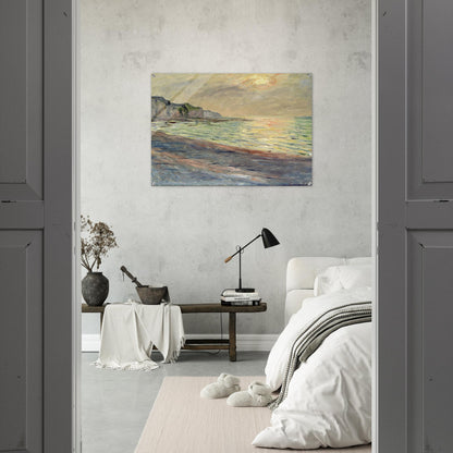 Pourville, Sunset - claude monet Acrylic Print - 70x100 cm / 28x40″ inches