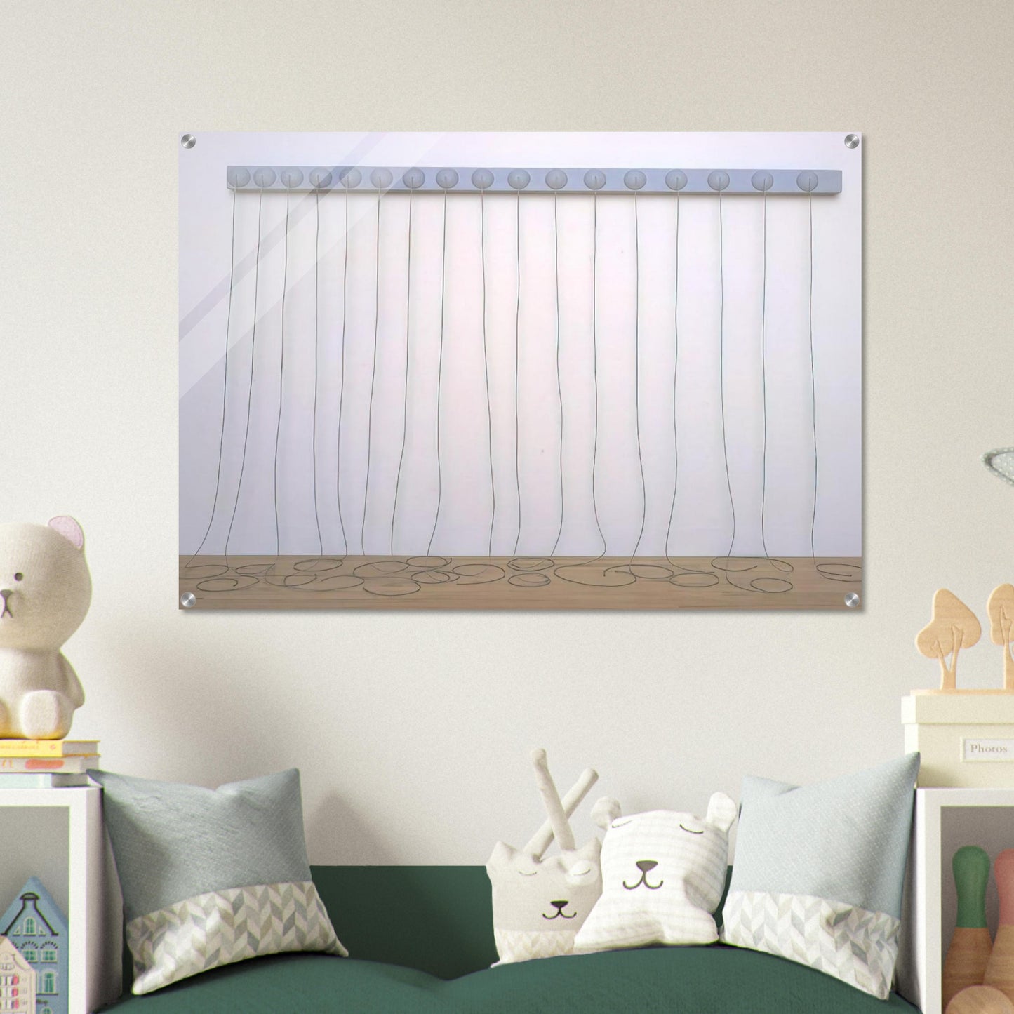 ADDENDUM 1967 - Eva Hesse Acrylic Print - 70x100 cm / 28x40″ inches | Eva Hesse Wall Art | Eva Hesse Prints