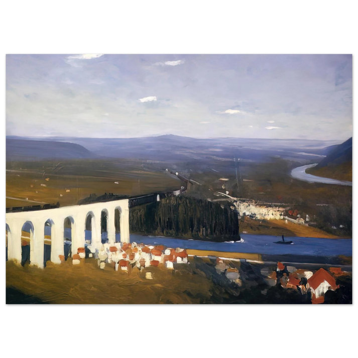 Edward Hopper - Valley of the Seine Fine Art Poster