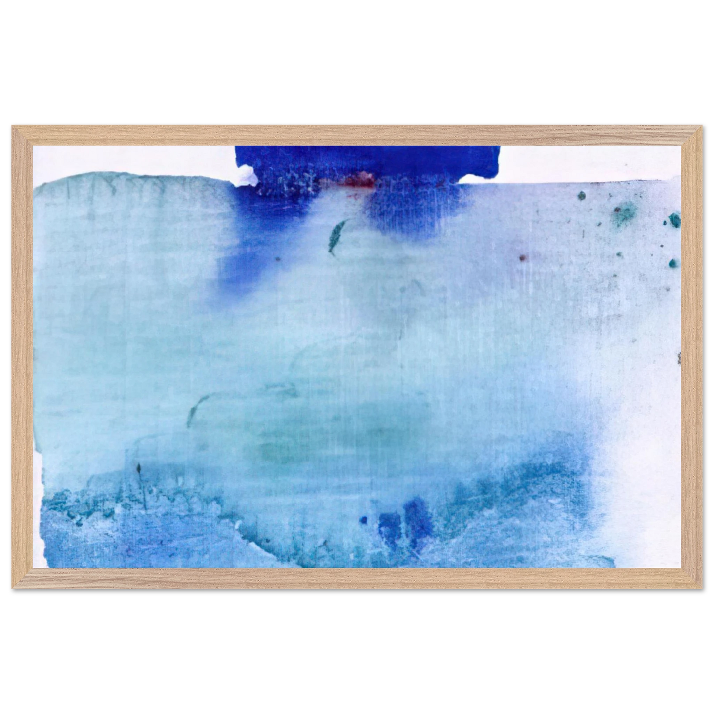 Helen Frankenthaler - Untitled - 1982 Wall art - 30x40 cm / 12x16 inches - Premium Wooden Framed Poster With Fine Art Paper - Wood frame