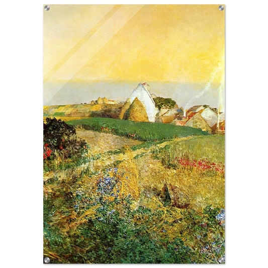 Villers-le-Bel aka The Enchanted Hour - Childe Hassam Acrylic Print - 70x100 cm / 28x40″ inches