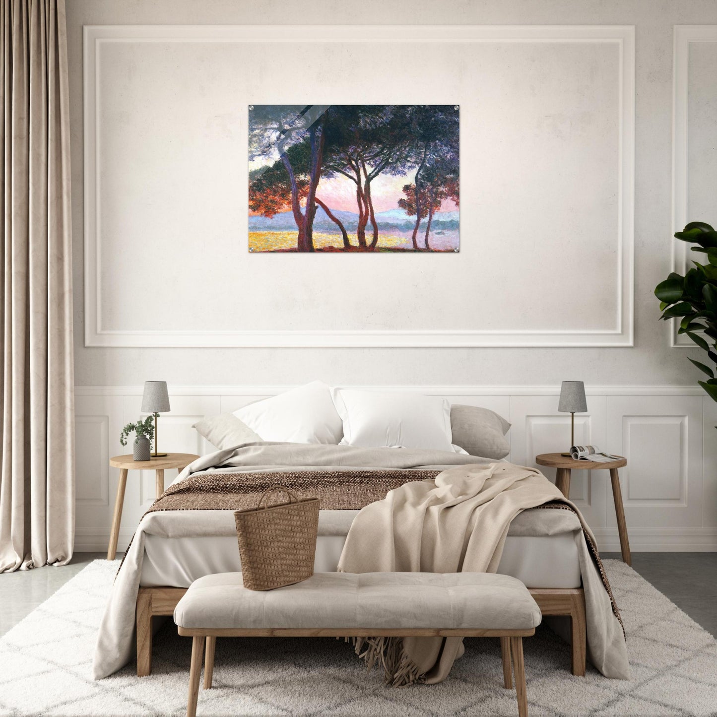 Juan-les-Pins - claude monet Acrylic Print - 70x100 cm / 28x40″ inches | claude monet Wall Art | claude monet Prints