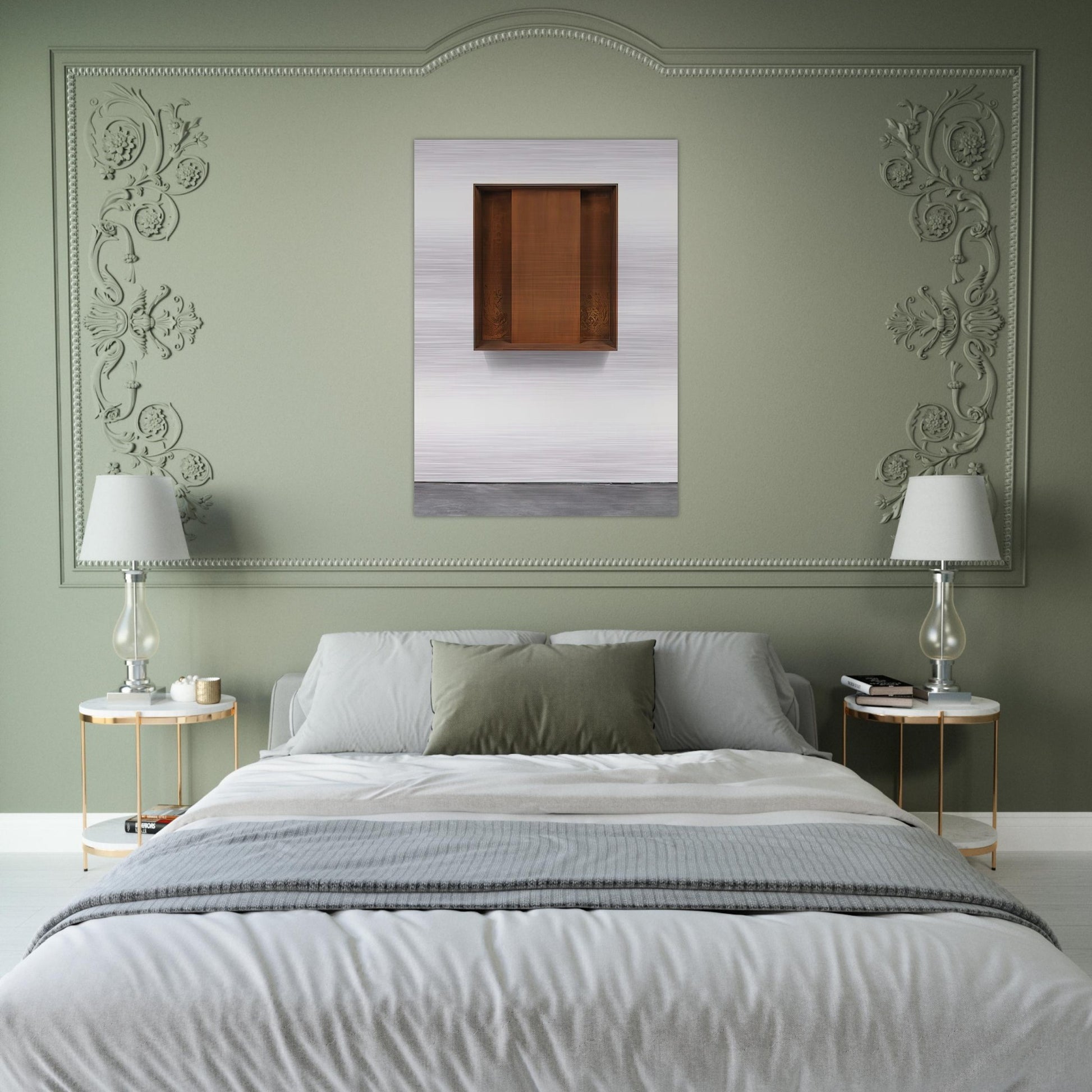 Untitled JUDDO0510 - 1989 - Donald Judd Brushed Aluminum Print - 70x100 cm / 28x40 inches | Donald Judd Aluminum Print | Donald Judd Prints