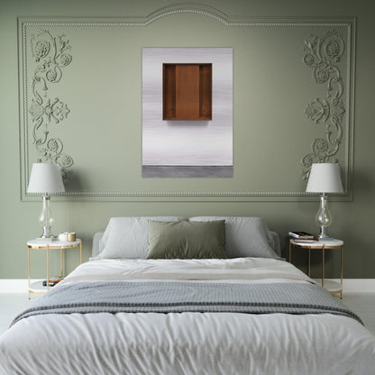 Untitled JUDDO0510 - 1989 - Donald Judd Brushed Aluminum Print - 70x100 cm / 28x40 inches | Donald Judd Aluminum Print | Donald Judd Prints