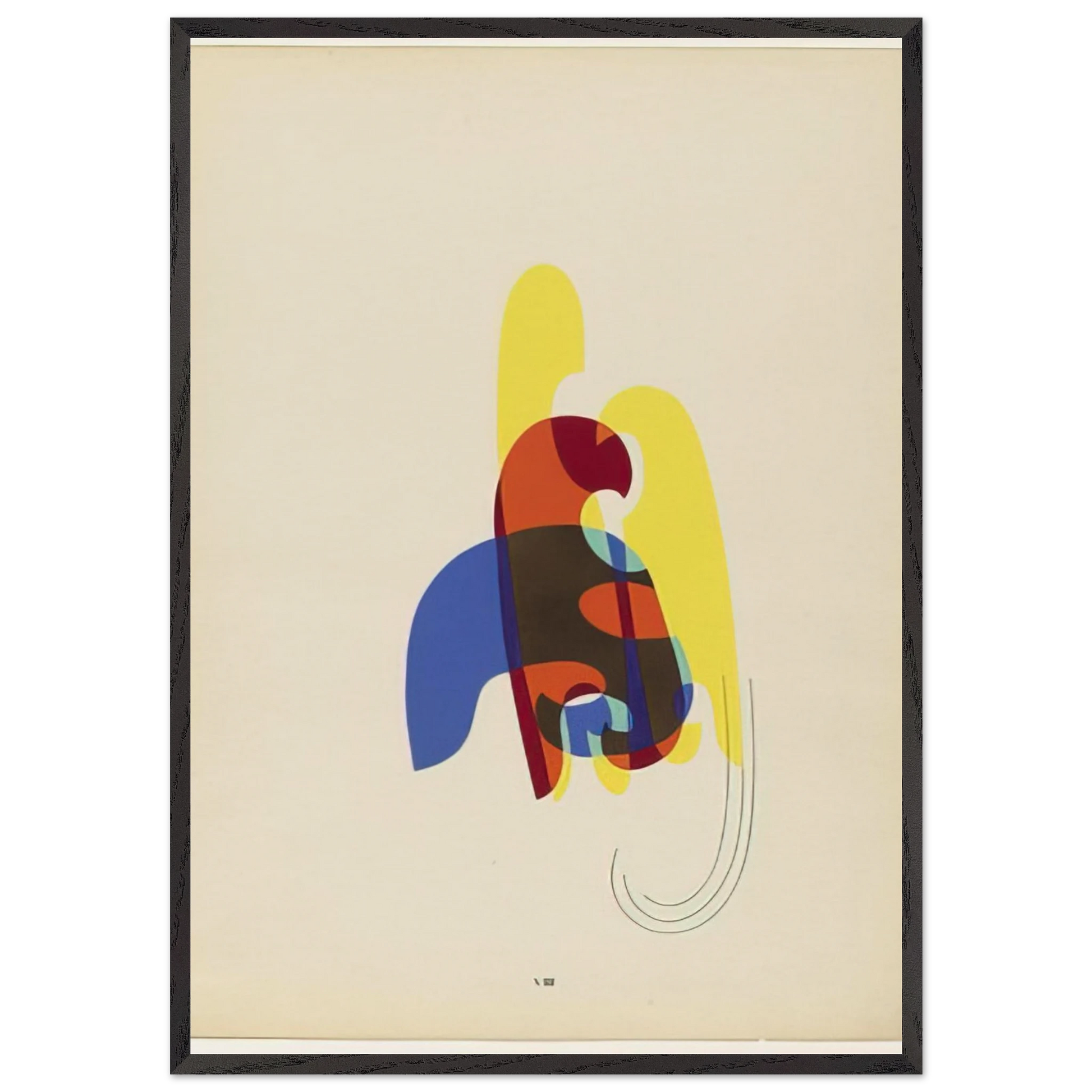 SHADOWS FROM THE PORTFOLIO REVOLVING DOORS 1926 - Man Ray Framed Art Print – Black Wooden Frame - Default Title - -Framed Art Print