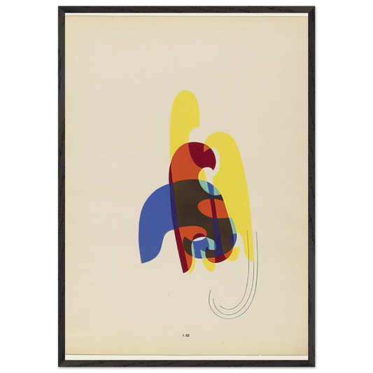 SHADOWS FROM THE PORTFOLIO REVOLVING DOORS 1926 - Man Ray Framed Art Print – Black Wooden Frame - Default Title - -Framed Art Print