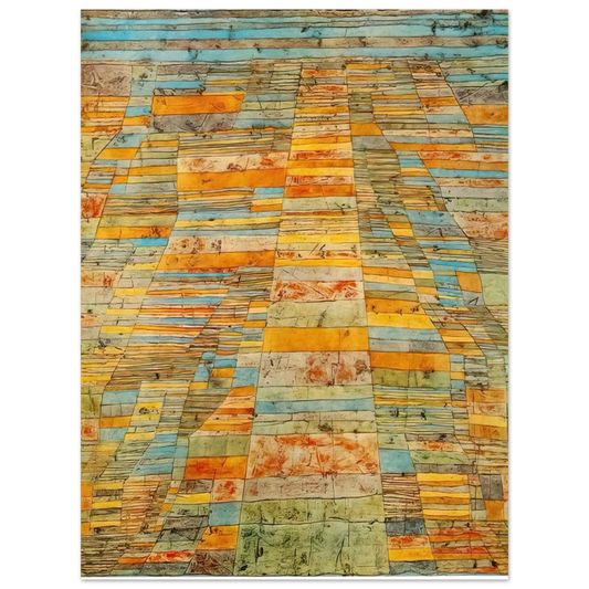 Paul Klee - HIGHWAY AND BYWAYS 1929 Fine Art Poster - Default Title