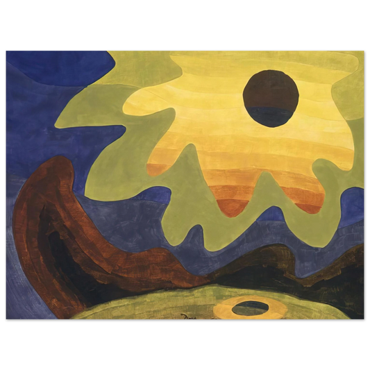 Arthur Dove - Sun - 1943 Fine Art Poster - Default Title