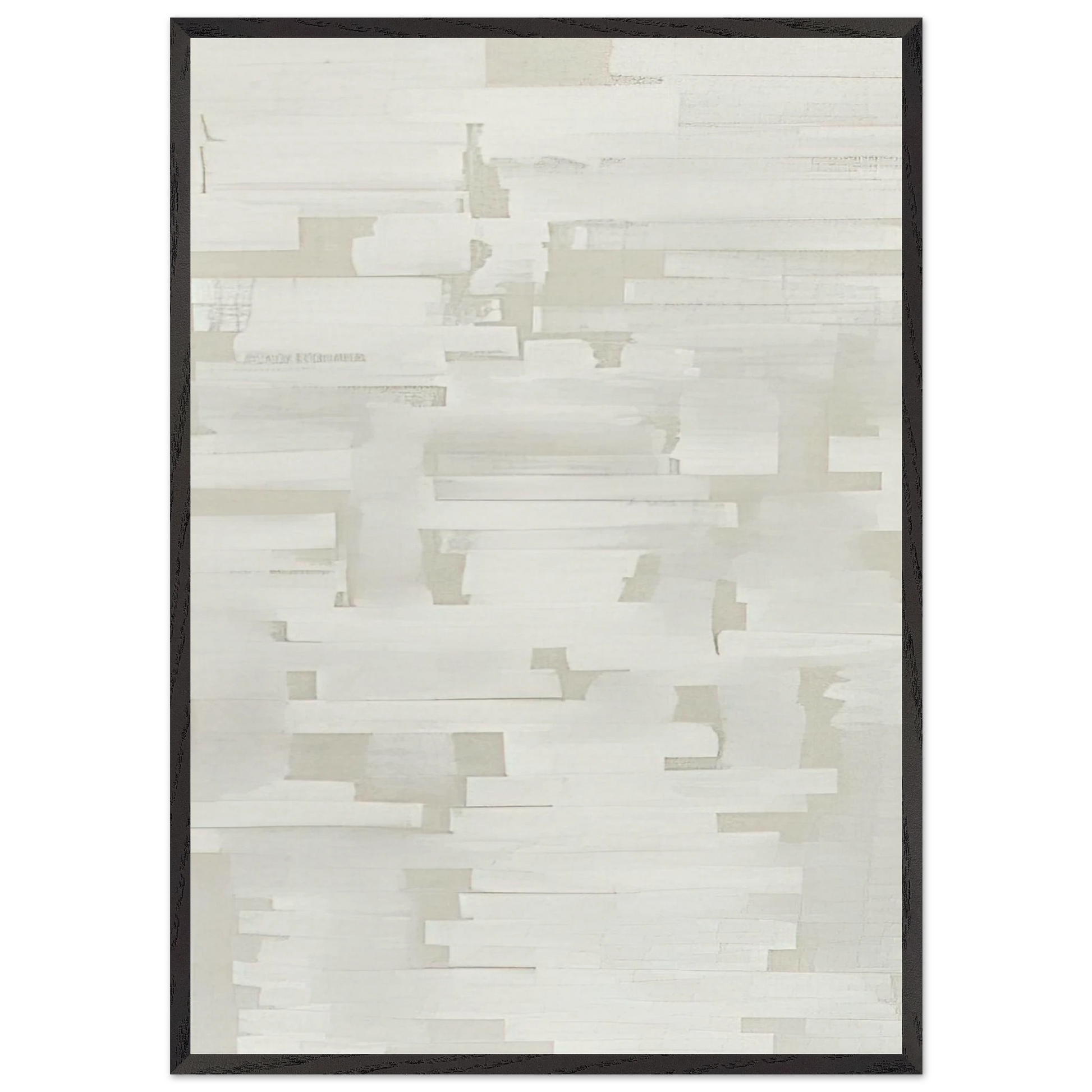 Number 107 - 1950 - Ad Reinhardt Framed Art Print – Black Wooden Frame - Default Title - -Framed Art Print