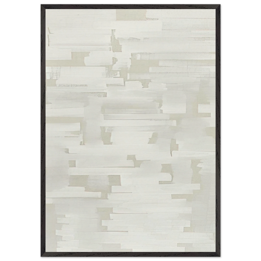 Number 107 - 1950 - Ad Reinhardt Framed Art Print – Black Wooden Frame - Default Title - -Framed Art Print