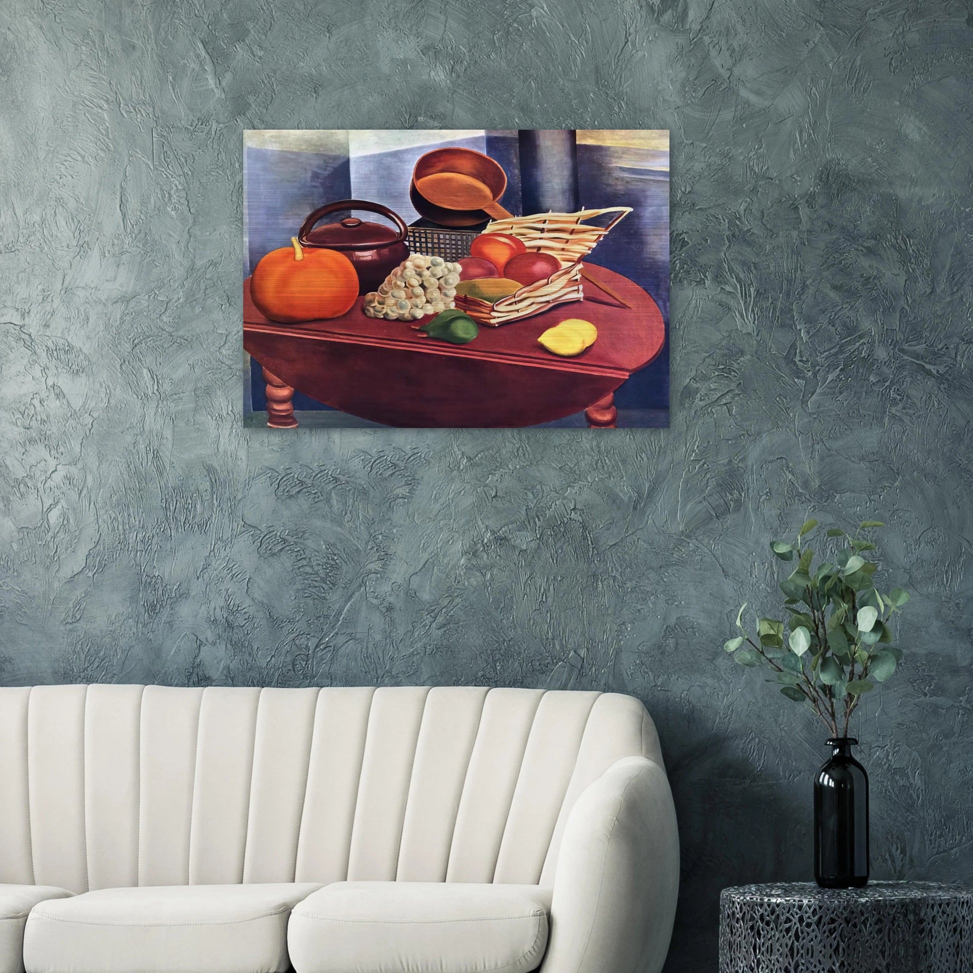 STILL LIFE - Moise Kisling Brushed Aluminum Print - 70x100 cm / 28x40 inches | Moise Kisling Aluminum Print | Moise Kisling Prints