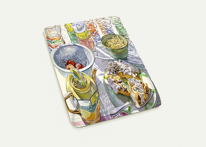 COFFEE CAKE 2003 By Janet Fish Pack of 10 Post Cards | Janet Fish Post Cards | A6 (10.5 x 14.8 cm) - 4.1 x 5.8 inches