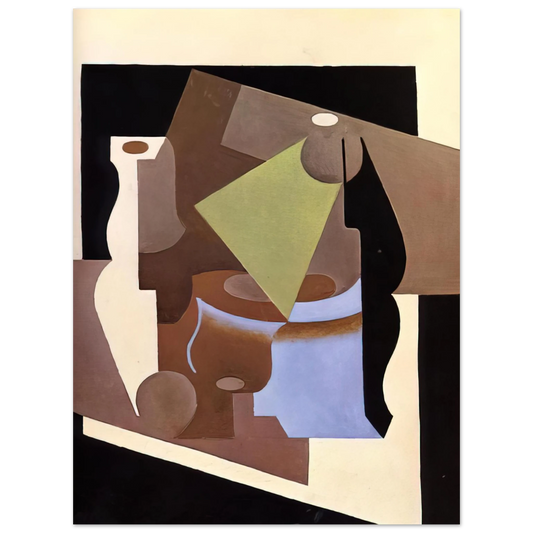 Juan Gris - STILL LIFE WITH LAMP 1919 Fine Art Poster - Default Title
