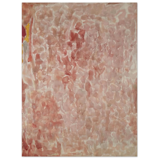 Sam Francis - Red and Pink Fine Art Poster - Default Title