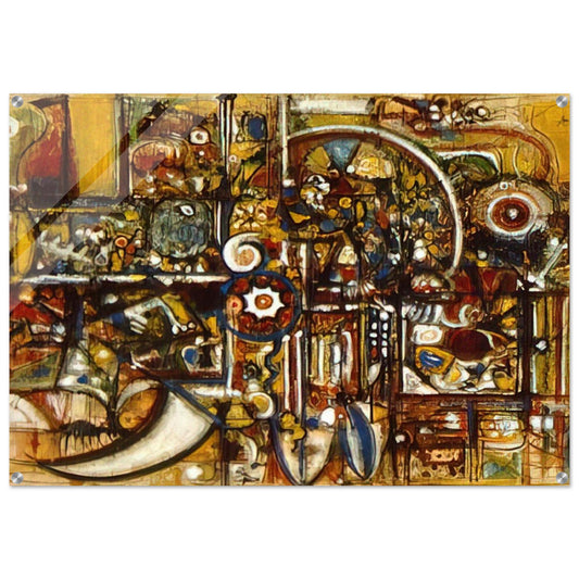 Opaque Harmony - Richard Pousette-Dart Acrylic Print - 70x100 cm / 28x40″ inches