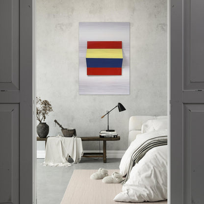 Fold - 1966 - Charlotte Posenenske Brushed Aluminum Print - 70x100 cm / 28x40 inches | Charlotte Posenenske Aluminum Print | Charlotte Posenenske Prints