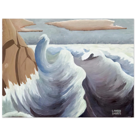 Lawren Harris - Shoreline - Art Nouveau Modern Fine Art Poster - Default Title