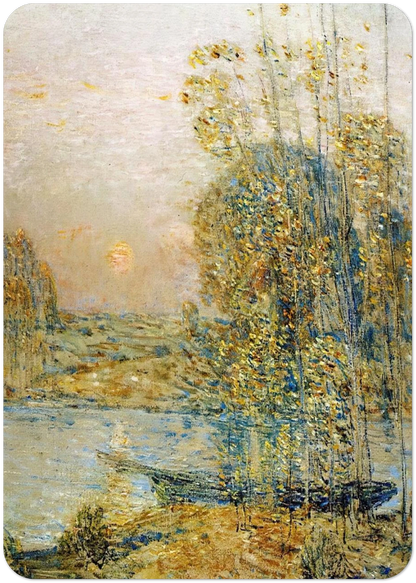 Late Afternoon aka Sunset By Childe Hassam Pack of 10 Post Cards | Childe Hassam Post Cards | A6 (10.5 x 14.8 cm) - 4.1 x 5.8 inches