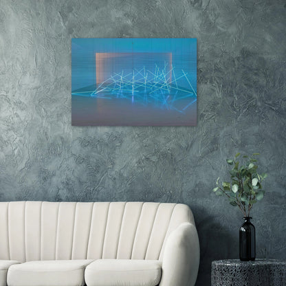 Avalanche - 1996 - Francois Morellet Brushed Aluminum Print - 70x100 cm / 28x40 inches | Francois Morellet Aluminum Print | Francois Morellet Prints