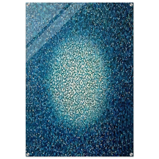 Blue Prescence - 1970 - Richard Pousette-Dart Acrylic Print - 70x100 cm / 28x40″ inches | Richard Pousette-Dart Wall Art | Richard Pousette-Dart Prints