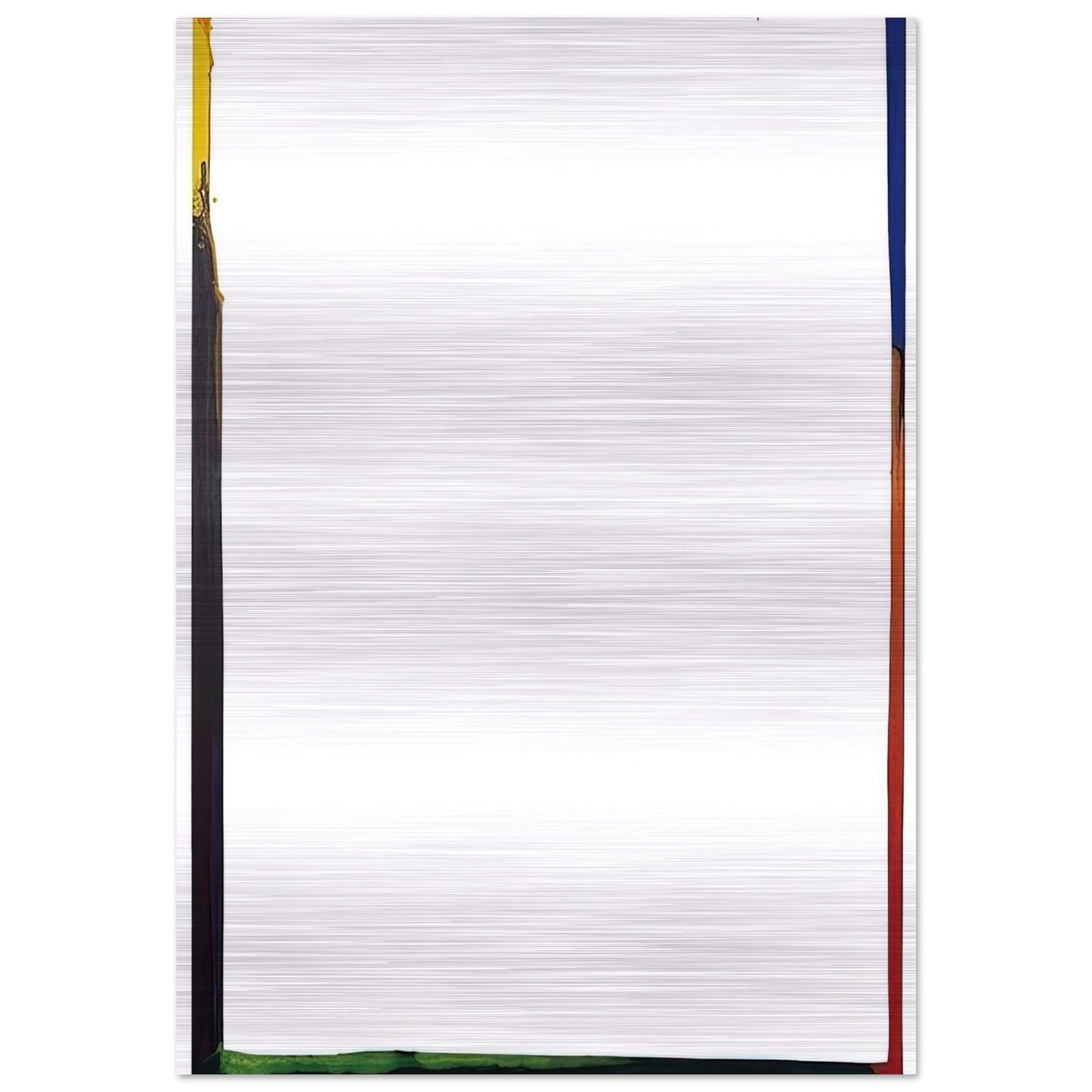 Acrylic on canvas - Sam Francis Brushed Aluminum Print - 70x100 cm / 28x40 inches | Sam Francis Aluminum Print | Sam Francis Prints