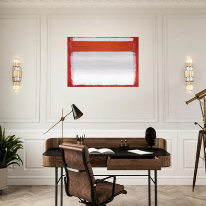 No. 16 - 1957 - Mark Rothko Brushed Aluminum Print - 70x100 cm / 28x40 inches | Mark Rothko Aluminum Print | Mark Rothko Prints