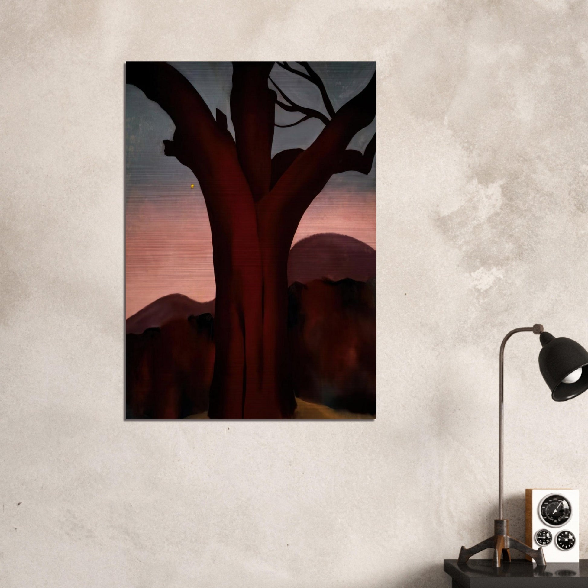 Autumn Trees - Chestnut Tree - Georgia O'Keeffe Brushed Aluminum Print - 70x100 cm / 28x40 inches | Georgia O'Keeffe Aluminum Print | Georgia O'Keeffe Prints