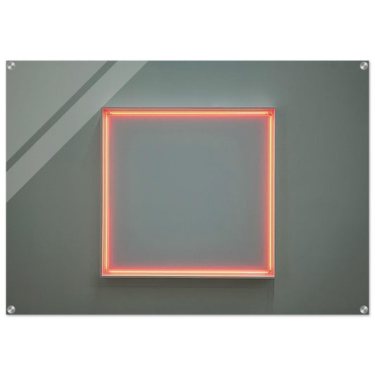 4 rythmes interférents en formant un carré - 1972 - Francois Morellet Acrylic Print - 70x100 cm / 28x40″ inches