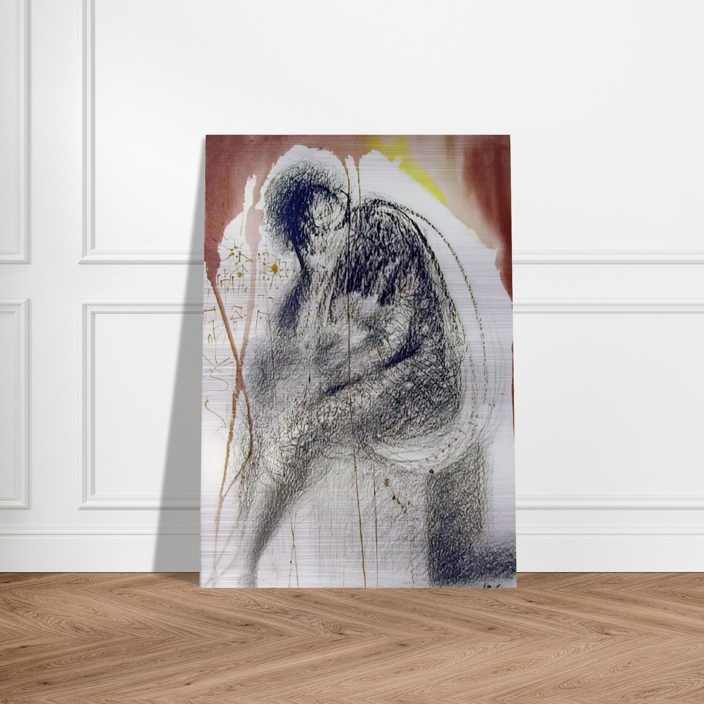 SEDET SOLA CIVITAS PLENA POUPOLO 2 CHRONICLES 36 19 1967 - Salvador Dali Brushed Aluminum Print - 70x100 cm / 28x40 inches | Salvador Dali Aluminum Print | Salvador Dali Prints