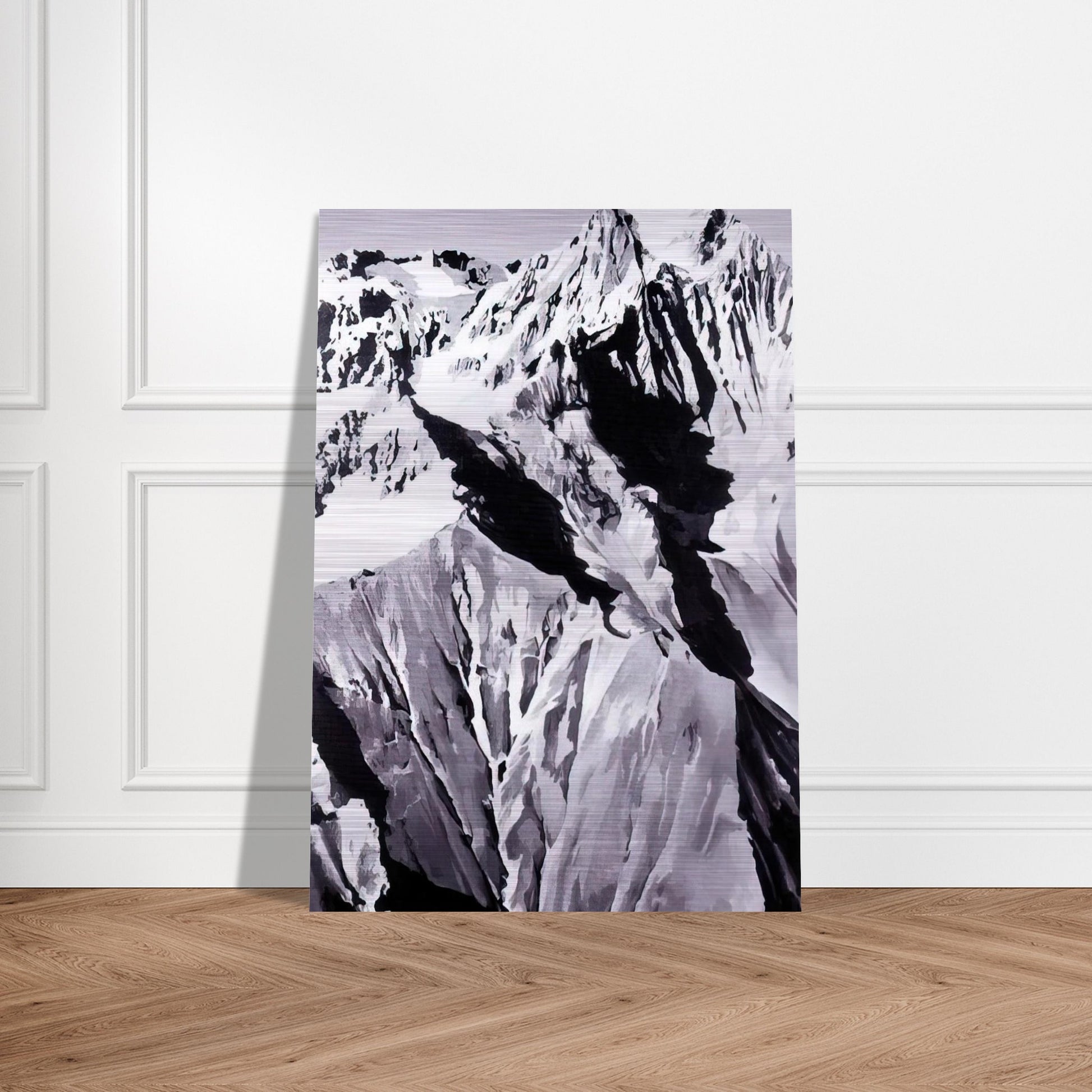 HIMALAYA - Gerhard Richter Brushed Aluminum Print - 70x100 cm / 28x40 inches | Gerhard Richter Aluminum Print | Gerhard Richter Prints