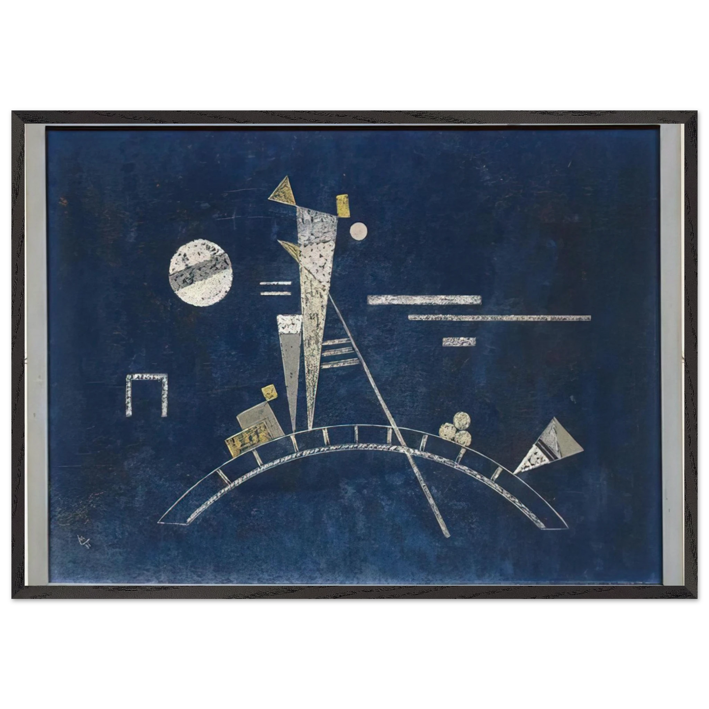 FRAGILE 1931 - Wassily Kandinsky Framed Art Print – Black Wooden Frame - Default Title - -Framed Art Print