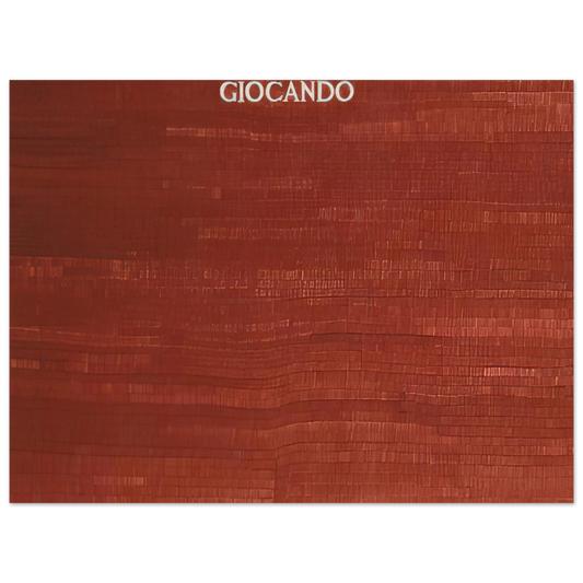Alighiero Boetti - GIOCANDO Fine Art Poster - Default Title
