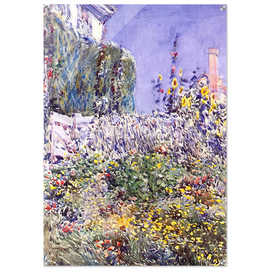 Dexter`s Garden - Childe Hassam Acrylic Print - 70x100 cm / 28x40″ inches
